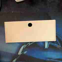 Small Basic Shelf with Wire Hole