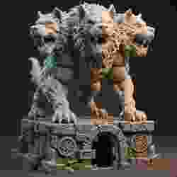 Cerberus – 3D Printable Mythical Guardian Beast