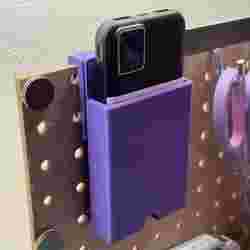 Storage rack for portable rechargeable battery