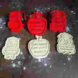 Cookie Cutters and Stamps Kit - Teachers' Day (Apple + Owls) - STL for 3D Printing
