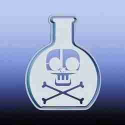 Poison bottle, cookie cutter