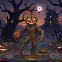 Halloween Basketball Player
