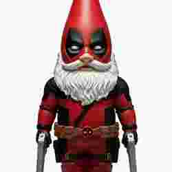 Deadpool gnome statue