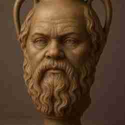 Socrates Face Vase – 3D Printable Ancient Greek Philosopher Design