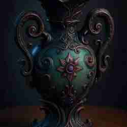Mystic Bloom Vase – Fantasy Floral Sculpture STL