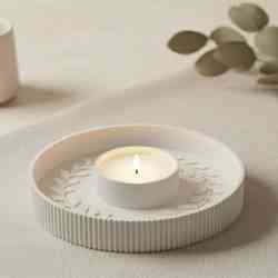 Tealight Holder with 3 Interchangeable Inserts