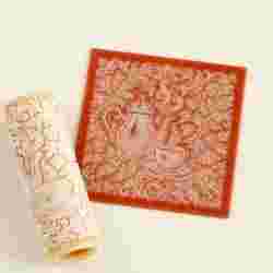 Tea Pot & Cup Texture Roller STL File – Cozy Clay Roller for Pottery, Fondant and Crafts