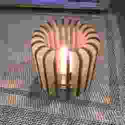 modern tea light holder made of 3mm plywood