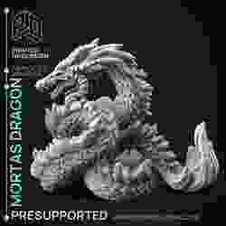 Mortas Ejderhası - Ölüm Ejderhası - DESTEKLİ - 32 mm