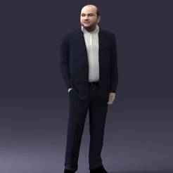 000271 Middle-Aged Man in Suit 0614