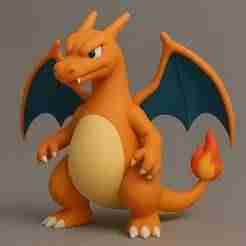 3D Printable Fierce Fire Dragon Creature