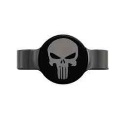 3D Printable Punisher Symbol Ring