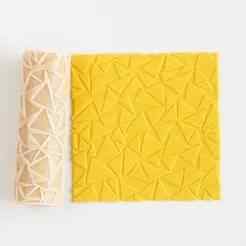 Abstract Triangles Texture Roller no.1