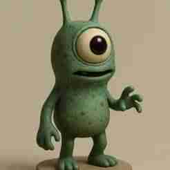 Alien Cyclops 3D action figure