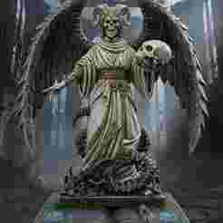 Angel of Forgotten Sins 3D model for printing-Angel of Forgotten Sins 3D model for printing