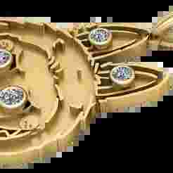 ANIMALS GOLD PENDANT  3d printable model