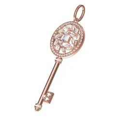 Antique Diamond Key Pendant