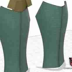 Aran Tal Mandalorian Shins Armor Star Wars Cosplay 1:1 Replica