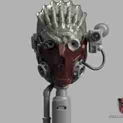 Archmagos Tech Priest Helmet Space Marine 2 Cosplay 1:1 Replica