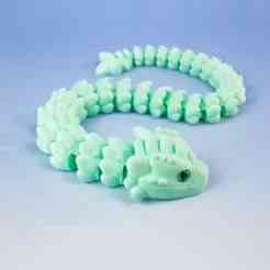 Articulated Cute Scale Snake02