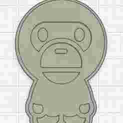 Baby Milo keychain (Bape)