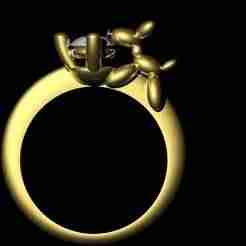 balloon dog ring