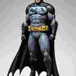 Batman – DC Comics Dark Knight Standing Pose – 3D Printed Figure with Circular Base