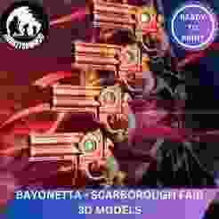 Bayonetta - Scarborough Fair set Cosplay 3D Models