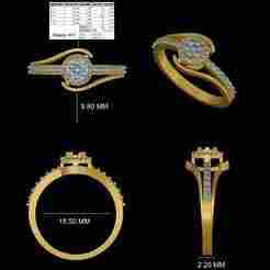 Beauty full diamond ring light weight