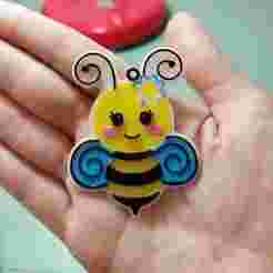 bee keychain