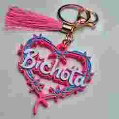 Bichota - Key ring inspired by Karol G Tattoo