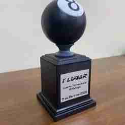 Billiards Tournament Trophy