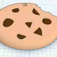 Bite Cookie keychain