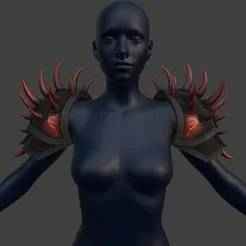 Bloodthorn Shoulder Pads