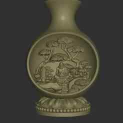 Bodhidharma Bonsai Diorama