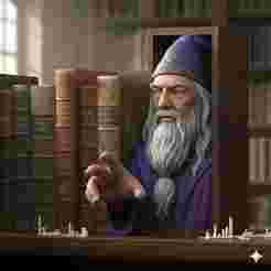 Book Nook Dumbledore - Your library's wizard protector