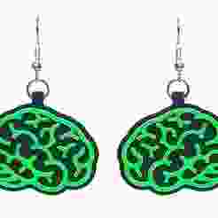 Brain Earrings