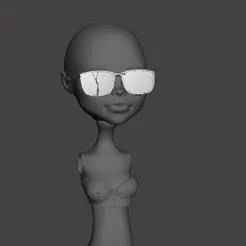 Broken glasses for Monster High or Ever After High dolls