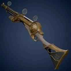 Caitlyn Sniper Rifle Arcane Season 2 3D Model