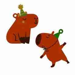 Capybara Capybara keychain - Capybara keychain