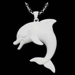 Cartoon Dolphin Pendant