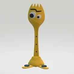 cartoon spork