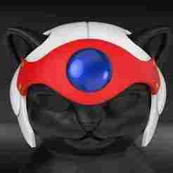 Cat Helmet Ninja White