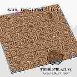 Celtic Knotwork Pattern – Geometric Style – 3D STL Model