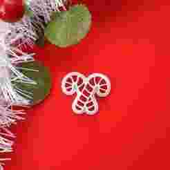 christmas Candy cane V2 clay cutter