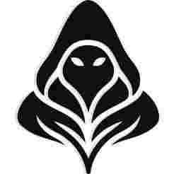 cloak swirling into the shape of a ghost - 2D/3D Wall Art STL+SVG For CNC Router, Plasma, Waterjet, Laser & 3D Printer