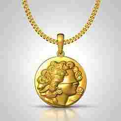 coin releif pendant charm