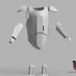 Cold Weather Gear Snow Clone Trooper Armor TCW Animated 1:1 Replica Cosplay