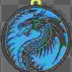 Complete Dragon Keychain