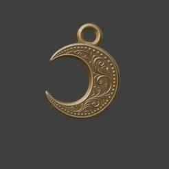Crescent Moon Charm